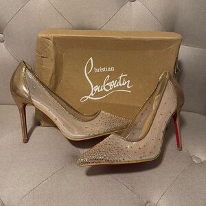 Not authentic - Red Bottom Heels Pumps Gold